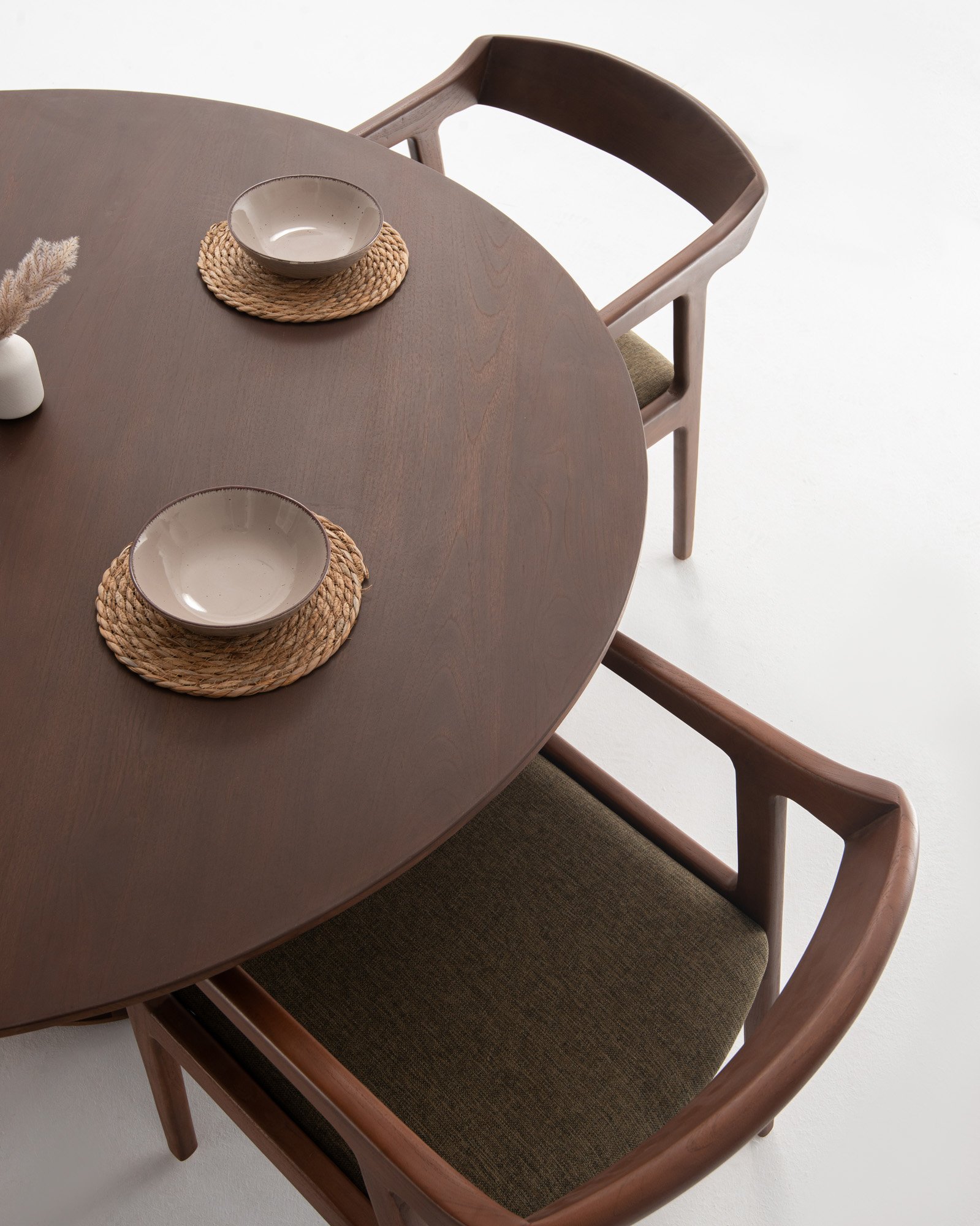 BELLAGIO WALNUT TABLE  &HENDRY WALNUT CHAIR Thumbnail